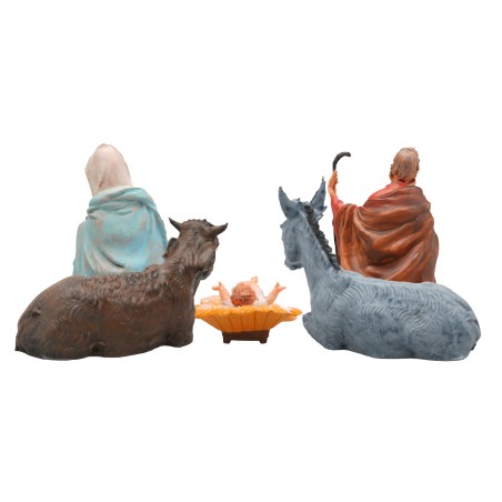 Natividad 5 sujetos serie 10 cm para belén Mundo Pesebres