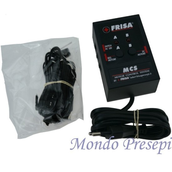 Continuous cycle motor control system for Mondo Presepi nativity scene