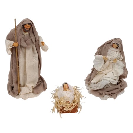 Nativity series 30 cm in jute for Mondo Presepi nativity scene