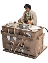 Carpenter series 30 cm in motion for nativity scene Mondo Presepi
