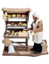 Venditore di formaggi serie 30 cm in movimento per presepe