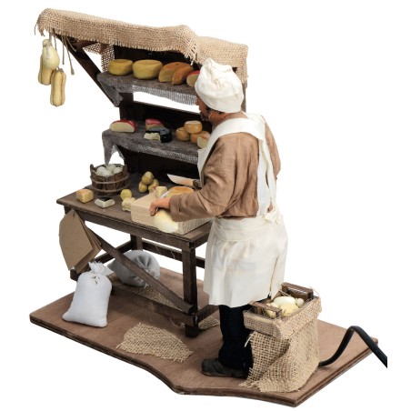 Cheese seller series 30 cm moving for nativity scene