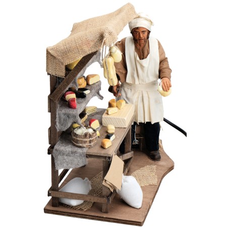 Cheese seller series 30 cm moving for nativity scene