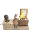 Woman dusting series 25 cm in motion for Mondo Nativity scene