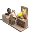 Woman dusting series 25 cm in motion for Mondo Nativity scene