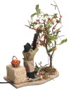 copy of Man with child collecting fruit series 10 cm in