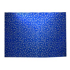 Carta cielo metallizzata presepe Cm 100x70 per presepe Mondo