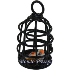 Cage with bird