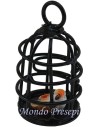 Cage with bird