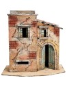 Casa napoletana con tetto laterale spiovente cm 28x17x28 h