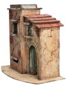 Casa napoletana con tetto laterale spiovente cm 28x17x28 h