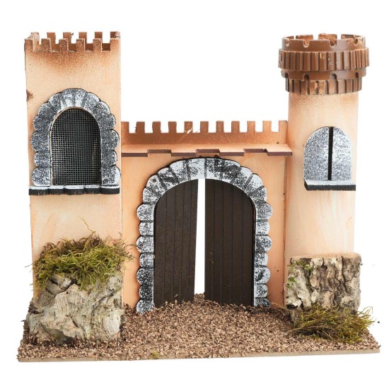 Castello presepe cm 29x14x24 per presepe Mondo Presepi