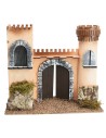 Nativity scene castle cm 26x14x22.5 h