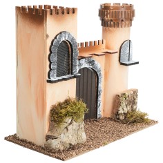 Castillo pesebre cm 29x14x24 para pesebre Mundo Pesebres 2