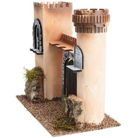 Castillo pesebre cm 29x14x24 para pesebre Mundo Pesebres