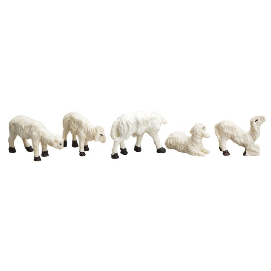 copy of Set of 6 resin sheep for nativity scene series 14-15 cm for