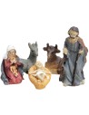 Mini Nativity 5 figures in 3 cm resin