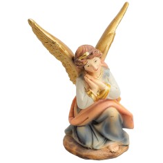 Ángel arrodillado serie 10 cm para belén Mondo Presepi