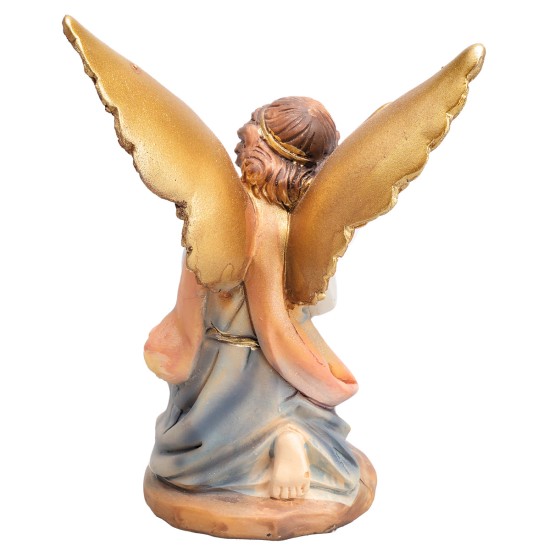 Kneeling angel 10 cm series for nativity scene Mondo Presepi
