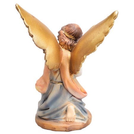 Kneeling angel 10 cm series for nativity scene Mondo Presepi