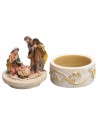 Estuche Natividad en resina 4 cm