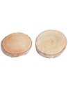 Juego de dos discos de madera Ø 12,5-13,5 cm