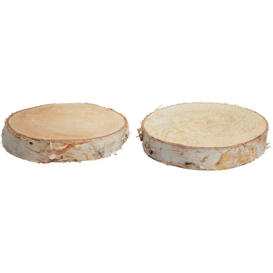 copia de Conjunto de ocho bases de madera Ø 7,3 cm para belén Mundo