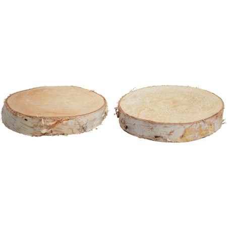 copia de Conjunto de ocho bases de madera Ø 7,3 cm para belén Mundo