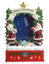 Escenario cielo estrellado Papá Noel funcional a baterías cm