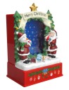 Starry sky scenario Santa Claus battery-operated cm 16x11x22 h