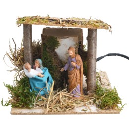 Natividad serie cm 10 en movimiento pesebre
