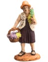 Shepherd with a basket of grapes 9 cm Oliver