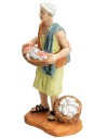Fish seller with basket 9 cm Oliver