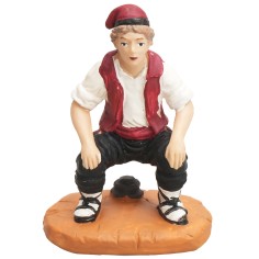 Man relieving himself series 9 cm Oliver for Mondo nativity scene