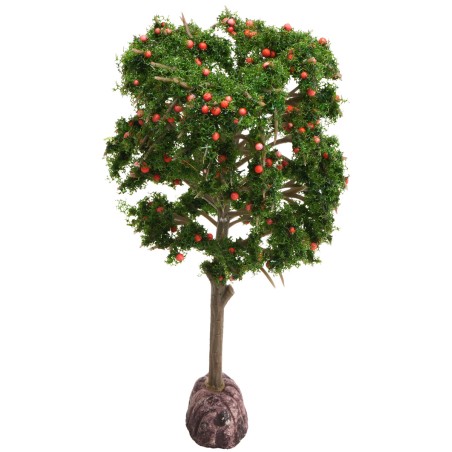 Albero di mele rosse 15 cm per presepe Mondo Presepi
