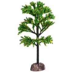 copy of Albero verde con fioritura rossa 15 cm per presepe