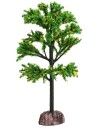 copy of Green tree with red blossoms 15 cm for nativity scene