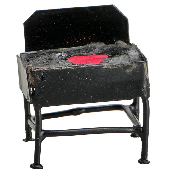 Deluxe Forge-Brazier 3.5 cm h for nativity scene Mondo Presepi
