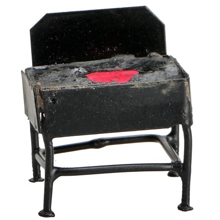 Deluxe Forge-Brazier 3.5 cm h for nativity scene Mondo Presepi