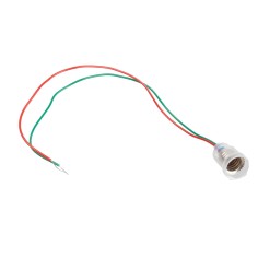 Insulated E10 lamp holder with 24 cm cable