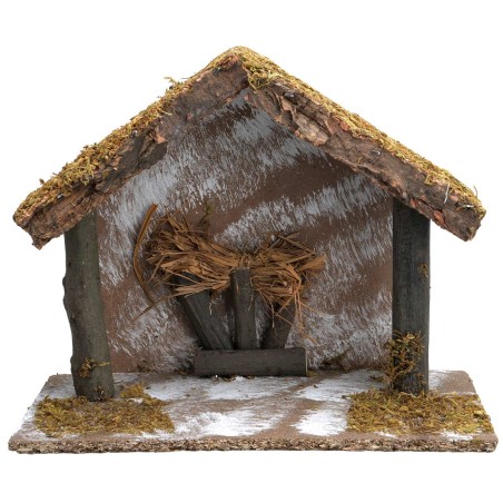 Nativity Hut cm 25x12.5x20 h for Mondo Presepi nativity scene