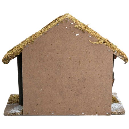 Cabaña para Natividad cm 25x12,5x20 h para belén Mondo Presepi