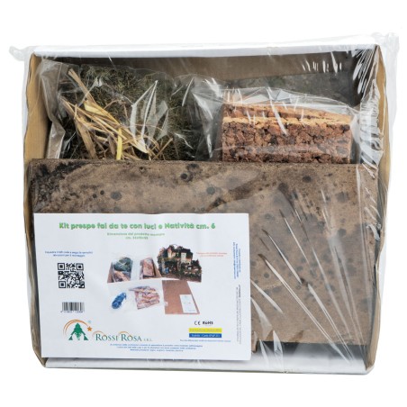 DIY nativity scene kit complete with Nativity and lights for nativity scene