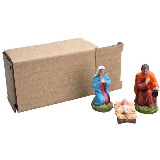 DIY nativity scene kit complete with Nativity and lights for nativity scene