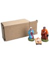 DIY nativity scene kit complete with Nativity and lights cm 33x18x25 h