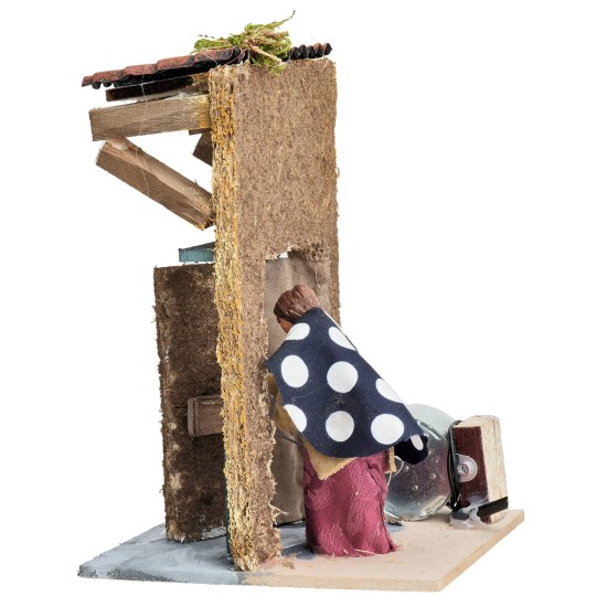 10 cm moving figure for nativity scene Mondo Presepi