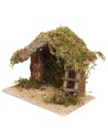 Cabaña con escalera para Natividad cm 23,5x15x19,5 h