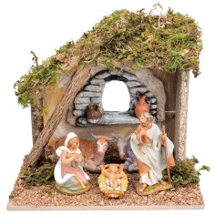 copy of Capanna con tettoia laterale cm 23,5x14,5x20 h per 2