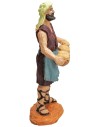 Baker with basket 9 cm Oliver for nativity scene Mondo Presepi