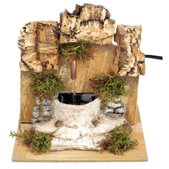 copy of Fountain with sloping roof and working pump cm